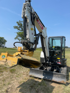 Illinois land developers increase productivity and versatility with new diamond mowers excavator attachment