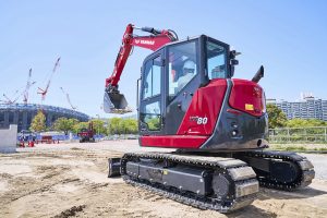 New Yanmar ViO80-7 and SV100-7 Mini Excavators bring more power, serviceability and comfort